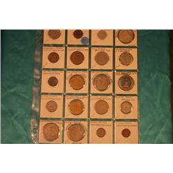 Sheet Of 20 Texas Tokens