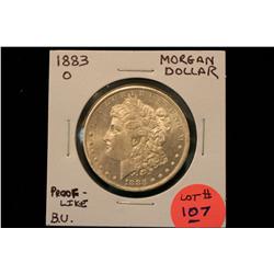 1883-O Morgan Silver Dollar  B.U. (Looks Proof Like)