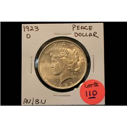 1923-DPeace Dollar AU/BU