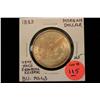 Image 1 : 1883 Morgan Silver Dollar  B.U.  MS-63 (Rainbow Reverse)