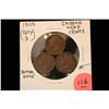 Image 1 : 1909 3 Indian Head Cents (Better Date)