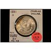 Image 1 : 1881-O Morgan Dollar B.U. MS-63 (Reverse Rainbow Toning)