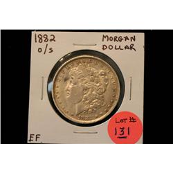 1882-O/S Morgan Dollar Extra Fine