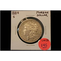 1884-S Morgan Dollar Higher Date Better Date