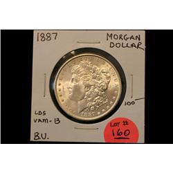 1887 Morgan Dollar B.U. (LDS)- VAM-13