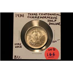 1934 Tx.Commemorative Half Dollar B.U. Very Nice
