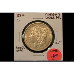 1884-S Morgan Dollar Better Date,Higher Grade