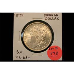 1879 Morgan Dollar B.U. MS-63+