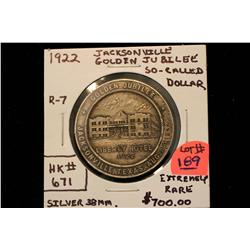 1922 Jacksonville Golden Jubilee So-Called Dollar (HK-671) Silver (Extremly Rare)