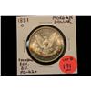 Image 1 : 1881-O Morgan Dollar  MS-62+(Nice Rainbow Reverse)