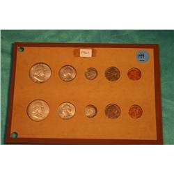 2 Sets Plain 1961 Mint Set
