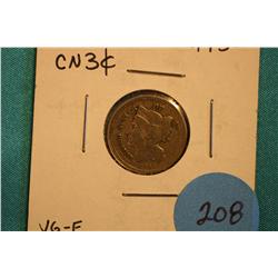 1865 3 Cent Piece