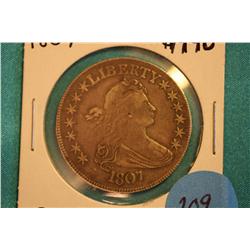 1807 Bust Dollar VF-35+