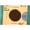 Image 1 : 1804 Half Cent With Die-Break Error