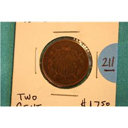 1866 2 Cent Piece