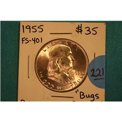 1955 Bugs Bunny Franklin Half Dollar (BU) VAM-FS-401