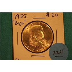 1955 Bugs Bunny Franklin Half Dollar