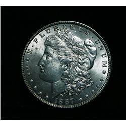 1887-p Morgan Dollar Grades Choice Uncirculated ms64