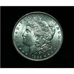 1885-p Morgan Dollar $1 Grades Select Uncirculated ms63++ PQ