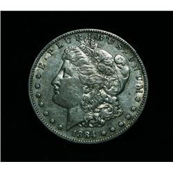 1884-s Morgan Dollar Grades Almost Uncirculated au55