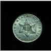 Image 1 : 1853 3c Silver Piece Grades Gem Uncirculated ms65