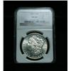 Image 1 : NGC 1880-s Morgan Dollar Graded Choice Uncirculated ms64  NGC