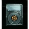 Image 1 : PCGS 1957-p Lincoln Cent 1c Graded Gem ms65 RD