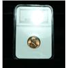 Image 1 : NGC 1958-p Lincoln Cent 1c Graded Gem+ ms66 RD