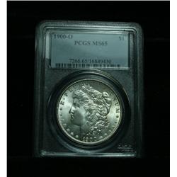PCGS 1900-o Morgan Dollar Graded Choice Gem Uncirculated ms65  PCGS