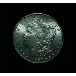 1897-p Morgan Dollar Grades Choice Uncirculated ms64