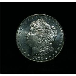 ***RARE   1878-s Morgan Dollar $1 Grades Choice Uncirculated ms63 DMPL +++PQ  RARE***