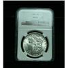 Image 1 : NGC 1889-p Morgan Dollar Graded Select Uncirculated ms63  NGC
