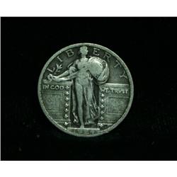 1924-p Standing Liberty 25c Grades VF30