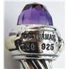 Image 5 : David Yurman 14K Silver/Gold Amethyst Bangle