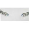 Image 1 : David Yurman Silver Blue Topaz & Diamond Bangle