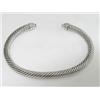 Image 3 : David Yurman Silver Blue Topaz & Diamond Bangle