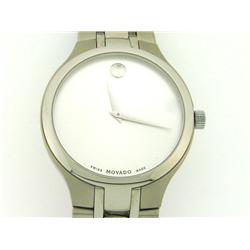 Movado Men's Corporate Silver Dial Stainless Steel Watch