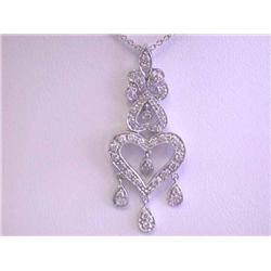 14k Gold Necklace with Heart Pendant