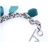 Image 3 : Sterling Silver Bracelet with Turquoise