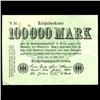 Image 1 : 1923 Germany 100000 Mark High Grade Note (COI-3985)