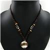 Image 2 : Tibet Shell Agate Bead Nickel Necklace (JEW-3261)