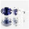 Image 2 : 4.59twc Iolite Sterling Earrings (JEW-2644)