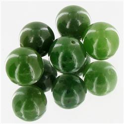 21.26ct Jade Round Beads Parcel (GEM-34590)