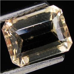 2.25ct Clear Champagne Oregon Sunstone Octagon (GEM-31054)