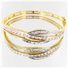 Image 1 : 51.1twc Lab Diamond Gold Vermeil Bracelet (JEW-3537)