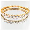 Image 1 : 64.2twc Lab Diamond Gold Vermeil Bracelet (JEW-3540)