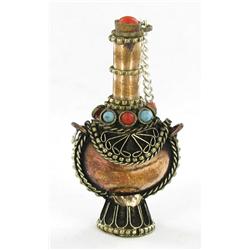 Tibet Copper Snuff Bottle (ANT-1541)