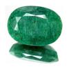 Image 1 : 15+ct Oval S. American Emerald Appr. Est. $1125 (GMR-0014A)