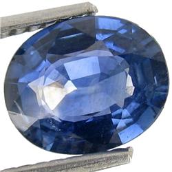 1.73ct Blue Natural Sapphire Ceylon Oval Cut VVS (GEM-24724)