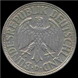 1961D Germany 1 Mark Hi Grade RARE (COI-8151)